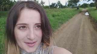 WE GO FOR A WALK AND FUCK ON THE MOTORCYCLE