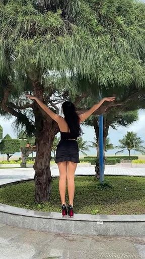 Public Outdoor Slave Training & Worship Me, Loser