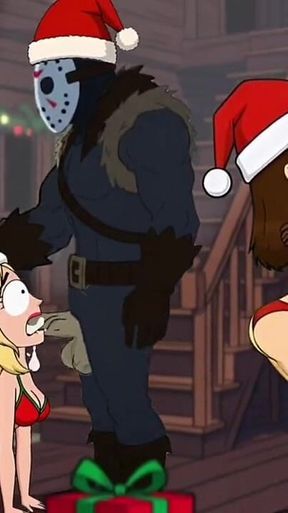 Sex Party with Sluts at Camp Crystal Lake. Cartoon