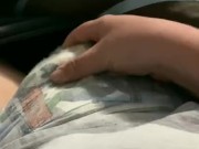 Rubbing my diaper until I cum