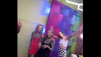 BTS Photoshoot Gone Wild 4 Naughty Girls Share &amp_ Worship the Cameraman'_s Cock