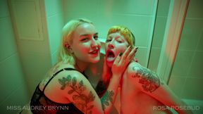 Lesbian Toilet Licking, Pee & Head Flushing Humilation