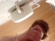 Hairy nerd showing feet | Verbal | masturbating with socks