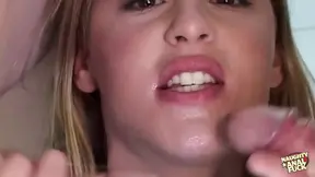 Insatiable blonde takes on double penetration with two big cocks