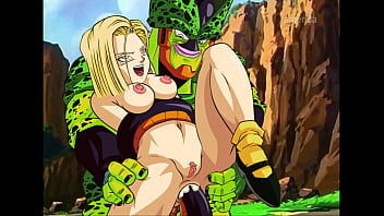 Android 18 fucked by Cell [Zone-tan Flash Hentai] Uncensored