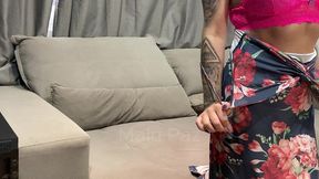 ruiva gostosa flagrada dando escondido pro entrevistador