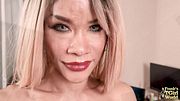 FRANKS TGIRLWORLD Blonde Trans Kinky Tease
