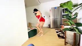 Spanish GF gives sloppy blowjobs and rides dick wild