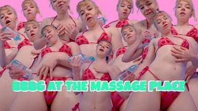 bbbg at the massage place