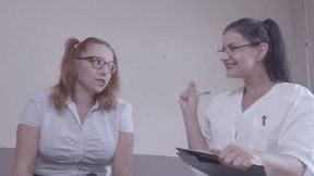 pussy and ass exam with Dr Nova & Dr Alice