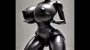 You Will Not Hold With This Sex Robot Model With Huge Tits [AI]