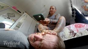 Feet beating humiliation is what you deserve (Full HD 1080p MP4)