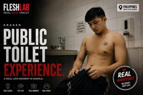 KRAKEN PUBLIC TOILET EXPERIENCE: I Cum Hard on my Own Belly