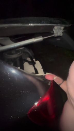Crushing Balls with the Tailgate of a Car