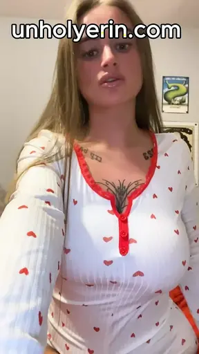 Scottish goth teen teases and moans