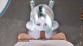 AHITR 8 - 3D Sex - 3D Cartoon Sex - Fucking All Holes of a Droid Girl (Artificial Intelligence Girl) in normal mode