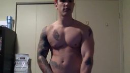 Pierre Fitch Flexes and Shows Off His Body