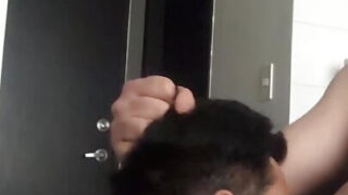 Pasangan, hitam, tekak dalam, zakar, ayah, air mani di tekak – video buatan sendiri perempuan murahan gay, zakar besar dicucuk di punggung