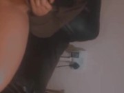 Gay cubby guy fucking himself