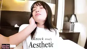 Innocent Asian Angel surprised on the street hides her wild side