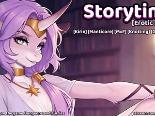 [Storytime] Divine Kirin Descends for Manticore Breeding [Erotic Audio] [MxF] [Knotting]