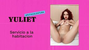 yuliet de servicio a la habitacion me chupo la verga como paleta y la cogi hasta mequear sus nalgas