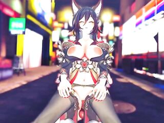 Jingliu and Fugue Futanari Sex Scene - Honkai Star Rail