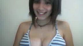 Sweet webcam solo with me kneading my awesome natural tits