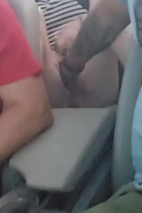 Hot Blue Eyed Blonde Dildo Fucking in the Back of Convertible