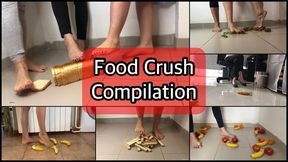 SEXY GIRLS CRUSHING FOOD UNDER THEIR FEET BEST OFF - MOV HD
