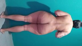 edited video - doll with a curvy body, a big ass and a small dick