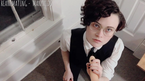 POV - Quickie Suit Blowjob
