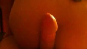 Cock loving bitch blows and rides me to extract cum