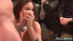 Housewife Cathy Heaven accepts it all in the rear and pussy