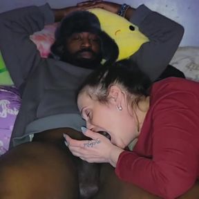 Horny Obsessed Stepmom Sucks and Fucks BBC Till He Cums Inside Her