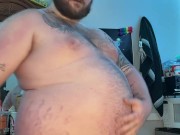 Gainer piggy showing off