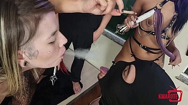 Levamos o nosso escravo pra orgia bdsm