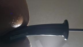 Fucking machine giving it fast and hard - upclose