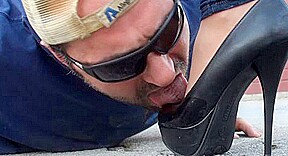 Homeless guy takes on humiliation for cash