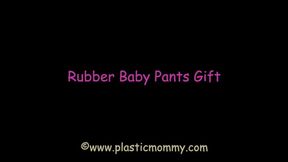 Rubber Baby Pants Gift