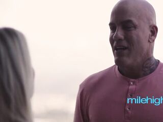 Breasty Cheating Blond Bangs Property Manager When Spouse Was Away