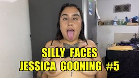 Silly Faces Jessica Gooning #5: Derp Face Overload