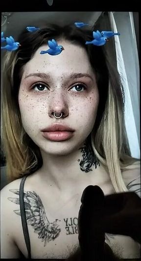 hot big lips insta girl cum