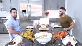 ”Delicious Phoenix Marie doing her duty with a hand on his meat”