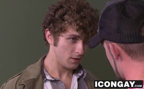 Sexy Calvin Banks wants to have sex with a man for the first time