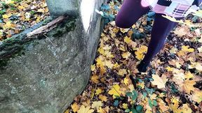 Hardcore Titfucking Behind A Historic Wall