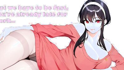 Get a quick morning present from Mommydom with her huge tits and kinky mouth - Hentai JOI