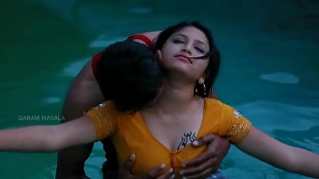 Hot Mamatha romance with boy friend in swimming pool-1