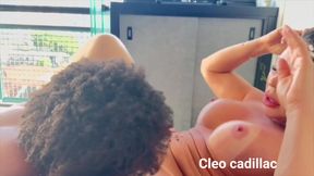 The Stepmom Looks at Her Stepson Playing Handjob and She Gives Him a Handjob