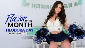 ”Horny cheerleader Theodora Day wants her step sibling's dong”